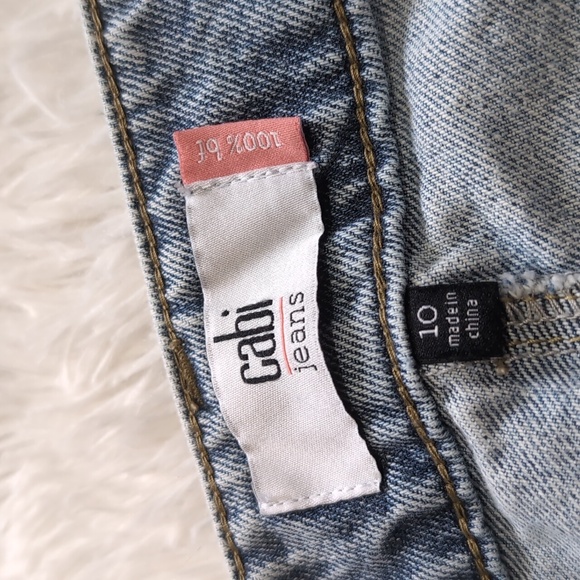 CAbi Light Wash Distressed Boyfriend Jeans - Picture 7 of 12